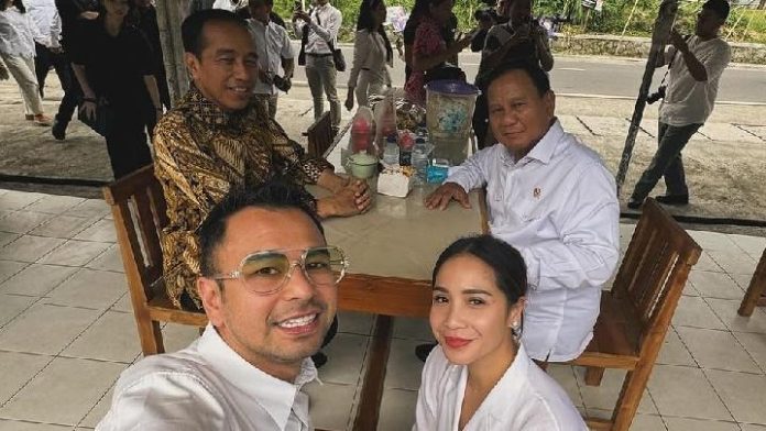 Sederet Artis Ikut Makan Bakso Bareng Jokowi dan Prabowo di Magelang