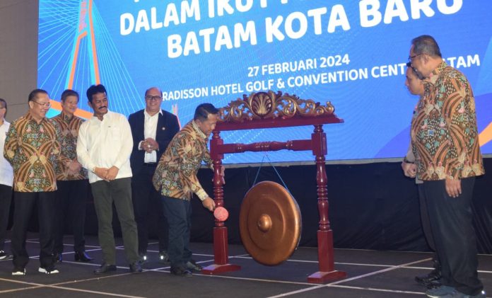 Dewan Pengurus Daerah (DPD) Real Estate Indonesia (REI) Khusus Batam menggelar Musyawarah Daerah (Musda) Dewan Pengurus Daerah (DPD) Real Estate Indonesia (REI) Khusus Batam di Radisson, Selasa (27/2/2024). (Payus)