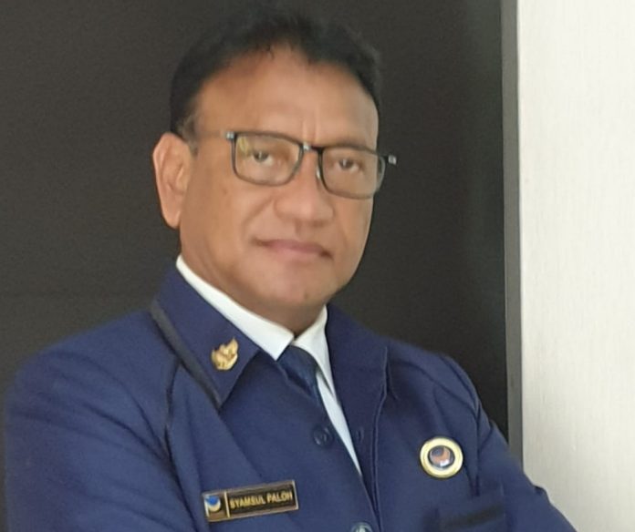 Sekretaris Dewan Pakar DPW Partai Nasdem Kepri, Syamsul Paloh merespons polemik soal penjaringan bakal calon Wali Kota Batam 2024. Tim penjaringan partai dibawah kepemimpinan dan binaan Surya Paloh tersebut tidak pernah membeda-bedakan perlakuan bagi para bakal calon yang akan maju dalam Pemilihan Wali Kota (Pilwako) Batam mendatang. (ISTIMEWA)