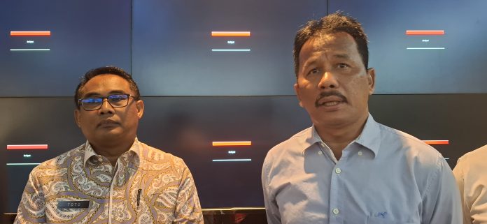 Wali Kota Batam sekaligus Kepala BP Batam mengapresiasi sertifikat elektronik yang dikeluarkan oleh Badan Pertanahan Nasional (BPN). Hal ini diungkapkan usai Launching dan Penyerahan Sertifikat Elektronik di Gedung Marketing Center BP Batam, Senin (20/5/2024). (Roma Uly Sianturi)