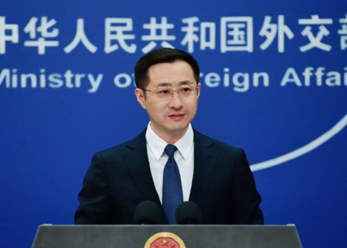 Juru Bicara Kementerian Luar Negeri (Kemenlu) China, Lin Jian, mengecam rencana renormalisasi hubungan Taiwan Jepang