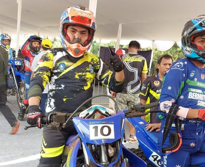 Max Hardi salah satu pembalap Kepri yang akan berlaga di PON Aceh-Sumut. Max Hardi akan mengikuti nomor Gastrack Perorangan. Foto : ist