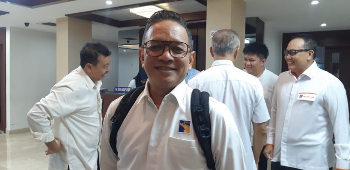 Direktur Badan Usaha Pelabuhan (BUP) BP Batam, Dendi Gustinandar mengatakan Kewajiban PT Persero dalam kerjasama pengelolaan investasi dan pengelolaan Batu Ampar Utara dengan BP Batam wajib menyediakan 4 unit Crane dan 10 RTG. (Roma Uly Sianturi)