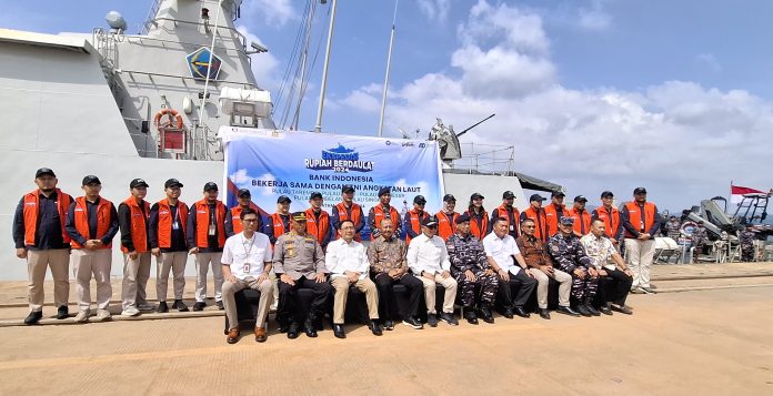 BI Kepri memulai Ekspedisi Rupiah Berdaulat (ERB) dengan membawa dan mengedarkan Rp 12,5 miliar uang pecahan baru ke daerah terdepan, terluar dan terpencil (3T), Sabtu (20/7/2024). (uly)