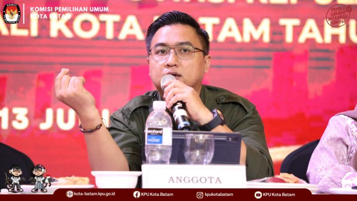 Ketua Divisi Perencanaan, Data dan Informasi KPU Kota Batam, Adri Wislawawan mengatakan KPU Kota Batam sudah menerima hasil pemeriksaan kesehatan dua bakal calon (balon) Kepala Daerah dalam Pilkada 2024. Kedua bakal calon tersebut dinyatakan sehat. (IST)
