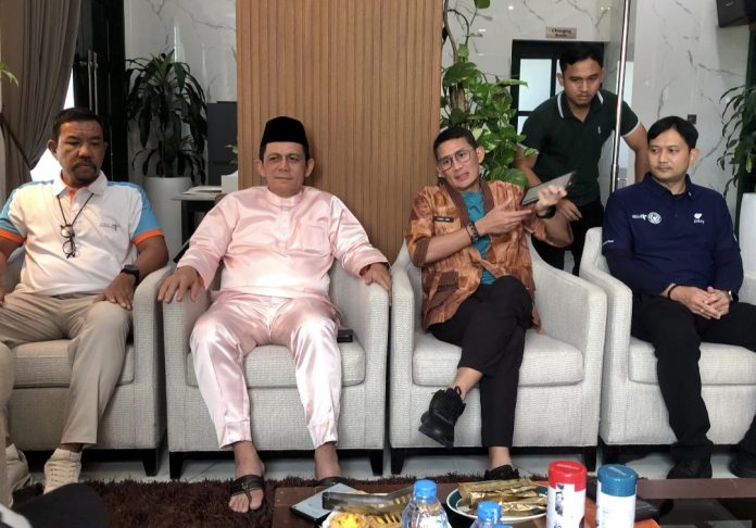 Kepala Dinas Pariwisata (Dispar) Provinsi Kepulauan Riau (Kepri), Guntur Sakti mengatakan target 3 juta kunjungan Wisman di Provinsi Kepulauan Riau (Kepri) 2024 sudah dikoreksi oleh Menteri Pariwisata dan ekonomi kreatif, Sandiaga Salahuddin Uno. Yakni turun antara 30 sd 40 persen. (Istimewa)