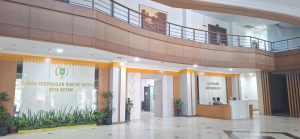 Suasana Loby baru Kantor DPRD Kota Batam, Senin (26/8/2024)