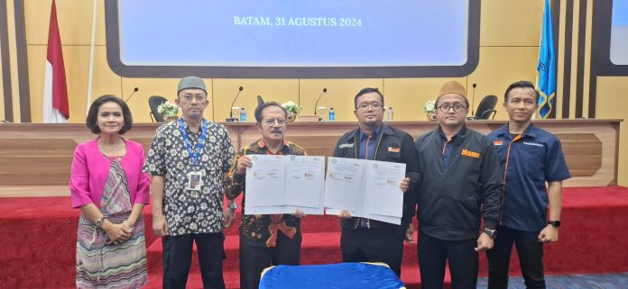 Lembaga Penelitian dan Pengabdian kepada Masyarakat (LPPM) Universitas Batam (Uniba) menggelar Literasi Jurnal Batam dan Launching RJI World Class University Program 