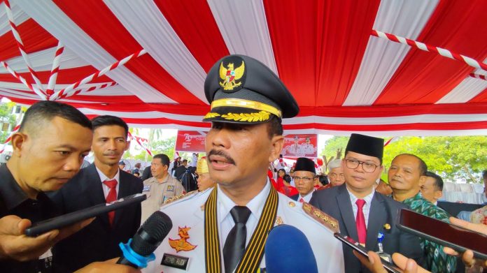 Menjelang Pemilihan Kepala Daerah (Pilkada), Wali Kota Batam, Muhammad Rudi meminta masyarakat untuk melaksanakan Pemilu Damai. (uly)