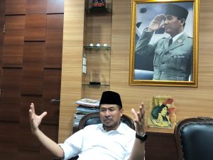 Ketua DPRD Kota Batam, Nuryanto menyoroti krisis air bersih yang kerap terjadi di Kota Batam. (uly)