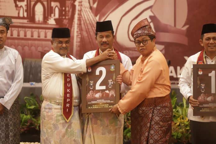Jauh sebelum penetapan nomor urut, calon Gubernur dan Wakil Gubernur Kepulauan Riau (Kepri) H Muhammad Rudi dan H Aunur Rafiq (Rudi- Rafiq), sudah akrab disapa pendukungnya dengan “Dua R”. (ISTIMEWA)