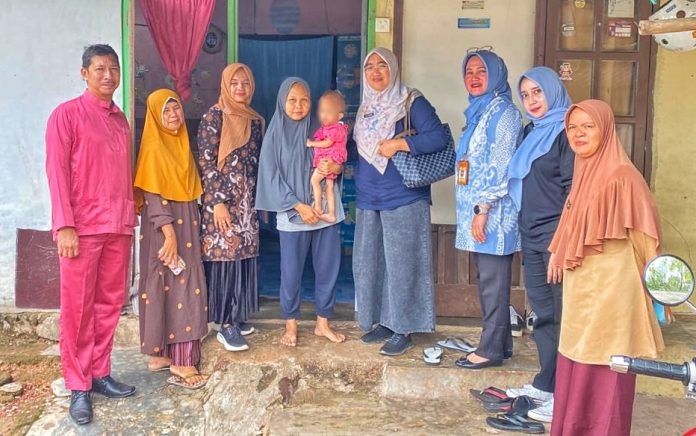 Dalam hasil monitoring yang dilakukan oleh Satgas Stunting Kota Batam di Kecamatan Batu Aji, Kamis (26/9/2024) ditemukan sejumlah anak yang teridentifikasi mengalami stunting dan gizi buruk. (IST)