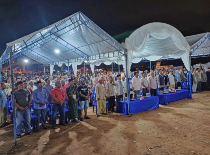 Silaturahmi dan Kampanye Dialogis Paslon Gubernur dan Wakil Gubernur Kepulauan Riau (Kepri) H Muhammad Rudi (HMR) dan H Aunur Rafiq (Rudi- Rafiq/ 2R) bersama masyarakat Kelurahan Tibanlama, berjalan lancar, meriah, dan penuh keakraban.