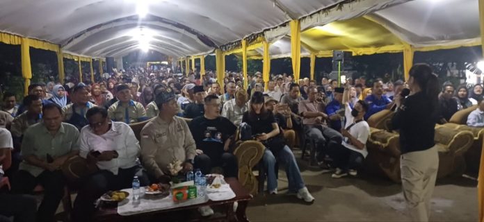 Kampanye Terbatas dengan Masyarakat Kavling Sagulung Indah, Sagulung Kota, Sagulung, Sabtu (12/10/2024) malam. (IST)