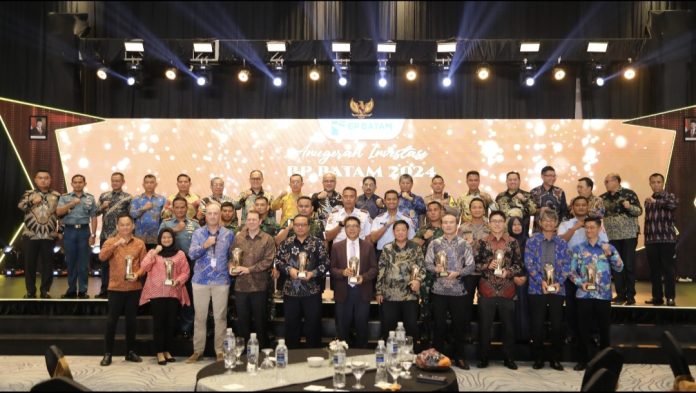 Badan Pengusahaan Batam (BP Batam) melalui Biro Humas, Promosi, dan Protokol menggelar Anugerah Investasi Tahun 2024 pada Selasa (22/10/2024) di Radisson Golf and Convention Center Batam. (Humas BP Batam)