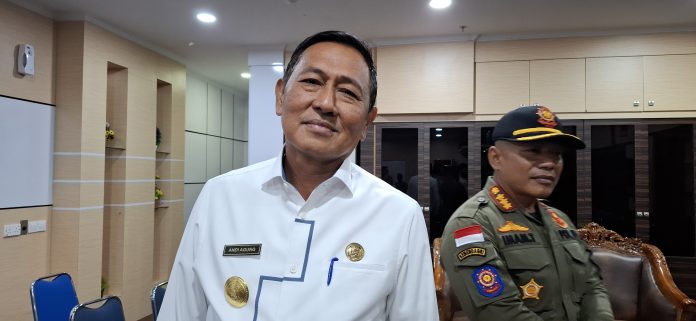 Penjabat Sementara (PJs) Wali Kota Batam, Andi Agung bantah adanya kampanye di acara Bangso Batak Marsada (BBM) di Dataran Engku Putri. (uly)