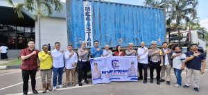 Alfi DPW Kepri dan DPC menggandeng Satuan Lalu Lintas (Satlantas) Polresta Barelang menggelar Sosialisasi Safety Riding. Sosialisasi ini dilakukan di Kawasan Harbourbay, Batu Ampar, Kota Batam, Provinsi Kepri, Selasa (12/11/2024). (uly)