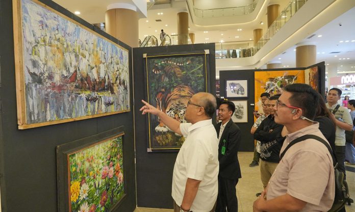 Plh. Kepala BP Batam, Purwiyanto membuka Pameran Lukisan bertema 