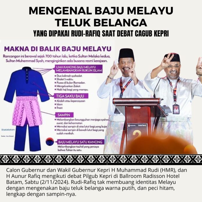 Penggunaan baju Melayu ini mengedepankan asas kepatutan dan penghormatan terhadap adat dan budaya Melayu. Karena itu ada aturannya. (Ilustrasi)