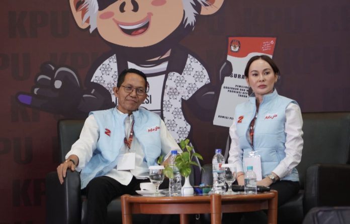 Isu perlindungan perempuan dan anak menjadi fokus dalam debat calon kepala daerah di Batam yang berlangsung di AP Premiere Hotel, Jodoh, Jumat (1/11/2024) malam. (IST)