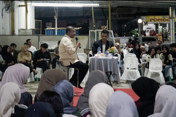 Calon Gubernur dan Wakil Gubernur Kepulauan Riau (Kepri) H Muhammad Rudi (HMR) dan H Aunur Rafiq, menggelar diskusi Madilog atau Muda Berdialog bersama generasi Z, bertajuk 