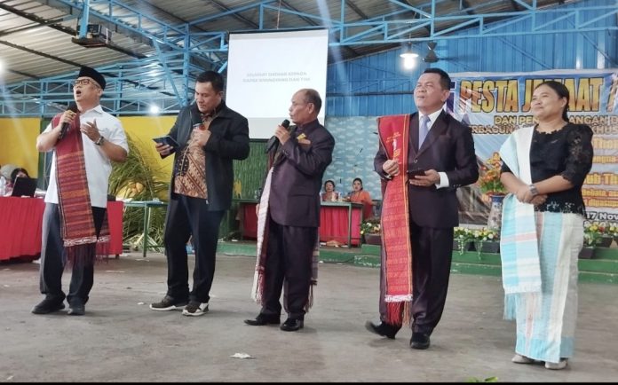 Pesta Gotilon sekaligus Penggalangan Dana Minggu (17/11/24) Gereja Huria Kristen Indonesia (HKI) Batuaji, Kota Batam, Provinsi Kepulauan Riau (Kepri). (ist)