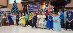 Pada perayaan natal pertama, Sabtu (7/12/2024) mereka tampak menggunakan kostum Disney Land, Superhero, Profesi dan Pahlawan. Mengambil Sub Tema, Jessus My Hero. (uly)