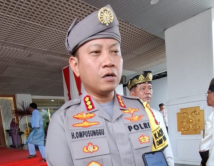 Kapolresta Barelang, Kombes Heribertus Ompusunggu mengatakan pihaknya menurunkan sebanyak 120 personel Sabara ke Pulau Rempang. (uly)