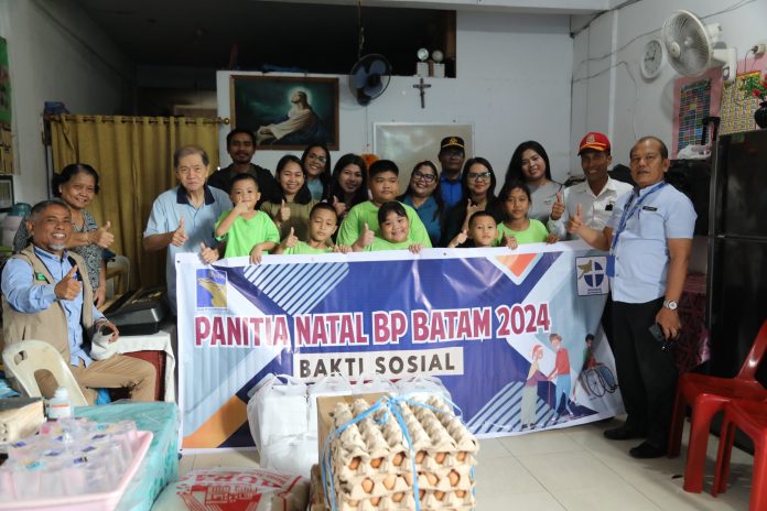 Persekutuan Doa Badan Pengusahaan Batam (BP Batam) menyalurkan bantuan melalui kegiatan Bakti Sosial dan Kunjungan Kasih ke Panti Asuhan Dama Sejahtera di Tembesi dan Panti Jompo True Love di Punggur pada Jum'at (29/11/2024). (Ist)
