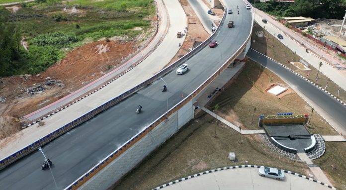 Menepis keresahan masyarakat, Badan Pengusahaan Batam (BP Batam) dengan tegas menyatakan bahwa Fly Over Sungai Ladi yang baru diresmikan di penghujung tahun 2024 silam aman dilalui. (Humas BP Batam)