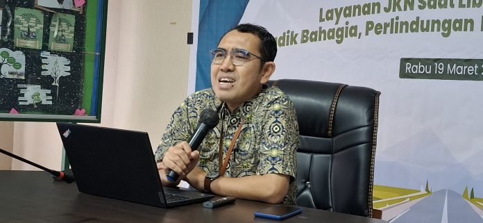 Kepala BPJS Kesehatan Batam, Harry Nurdiansyah mengatakan BPJS Kesehatan tetap memberikan pelayanan Jaminan Kesehatan Nasional (JKN). (uly)