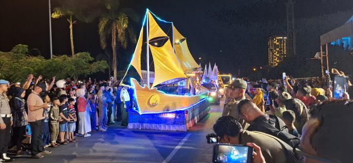 Pawai takbir menjadi momentum syiar Islam sekaligus sarana kebersamaan masyarakat dalam menyambut Hari Raya Idulfitri. (uly)