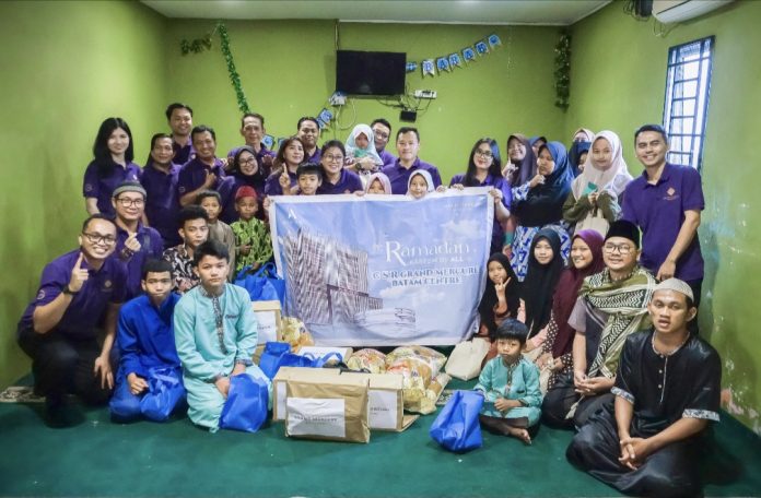 Grand Mercure Batam Centre menggelar kegiatan sosial di Panti Asuhan Muhabbatul Haq Tanjung Uma, Kota Batam, Provinsi Kepulauan Riau (Kepri). (IST)