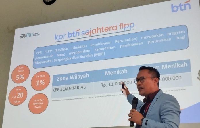 BTN bersama PWI Kepri dan Batam gelar sosialisasi Program BTN Solusi dan Program Tiga Juta Rumah, Kamis (23/5/2025). (Istimewa)