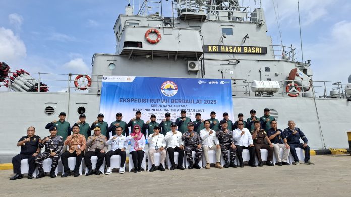 BI dengan TNI AL menyelenggarakan Ekspedisi Rupiah Berdaulat (ERB) 2025 di pulau-pulau (3T), di Provinsi Kepri. (uly)