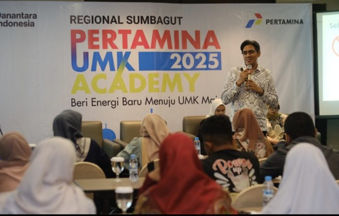 Sebanyak 218 pelaku usaha mikro dan kecil (UMK) dari lima provinsi di Sumatera berhasil lolos seleksi program Pertamina UMK Academy 2025. (Istimewa)