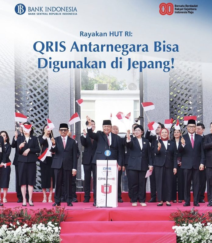QRIS resmi digunakan di Jepang yang bertepatan Hari Kemerdekaan Republik Indonesia ke-80 Tahun, Minggu (17/8/2025). (Istimewa)