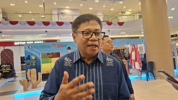 Kepala Perwakilan Bank Indonesia Provinsi Kepri, Rony Widijarto, menjelaskan terkendalinya inflasi tak lepas dari peran TPID. (uly)