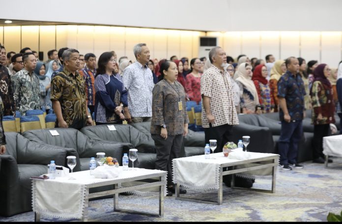 BP Batam melalui Biro Sumber Daya Manusia menyelenggarakan sosialisasi kinerja pegawai di Balairung Sari, Kamis (4/9/2025). (Humas BP Batam)