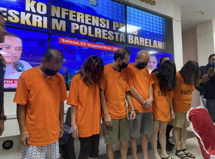 Polresta Barelang berhasil membongkar sindikat kejahatan hipnotis yang beroperasi di Kota Batam. (uly)