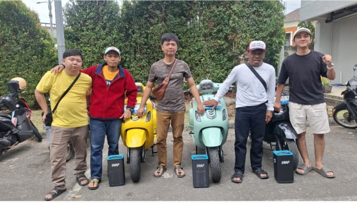 Sejumlah konsumen motor listrik Smoot di Kota Batam kecewa karena adanya penonaktifan permanen Swap Station di belasan cabang. (uly)