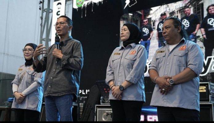 Kepala BP Batam sekaligus Wali Kota Batam, Amsakar Achmad, menyatakan dukungan penuh terhadap kebangkitan industri musik di Kota Batam. (Humas BP Batam)