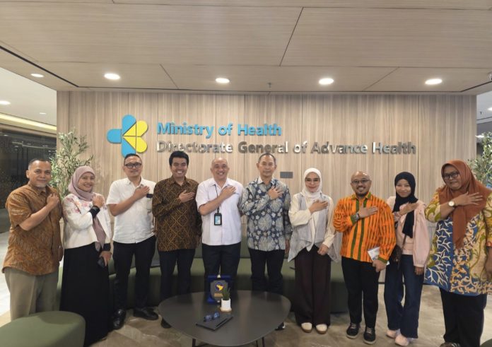 Rumah Sakit BP Batam (RSBP Batam) melaksanakan kunjungan silaturahmi ke Kementerian Kesehatan (Kemenkes) RI pada Kamis, (9/10/2025). (Humas BP Batam)