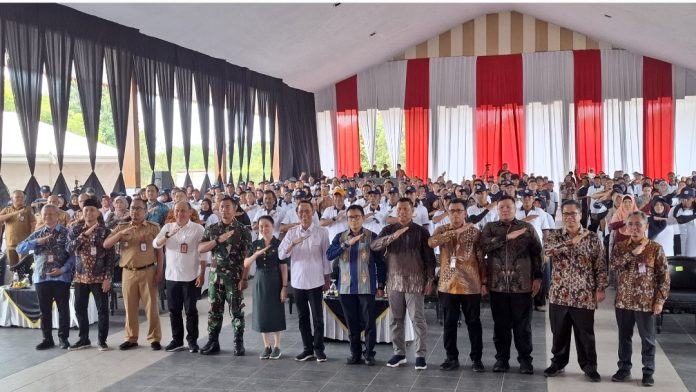 Sebanyak 504 keluarga calon transmigran asal Batam mulai mengikuti pelatihan pemberdayaan yang digelar Kementerian Transmigrasi (Kementrans). (uly)