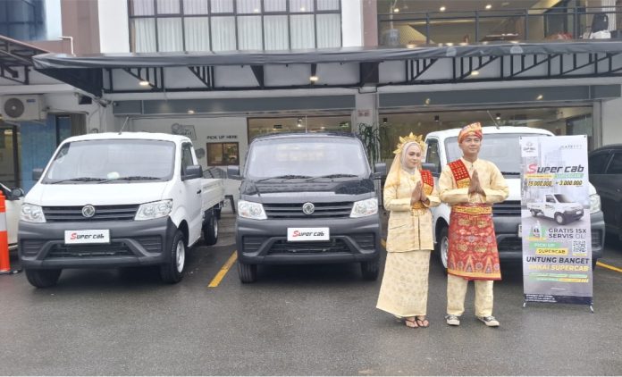 DFSK Super Cab siap menjadi armada andalan pelaku UMKM di Kota Batam melalui program promo akhir tahun bertajuk “Untung Banget Pakai DFSK Super Cab” (uly)