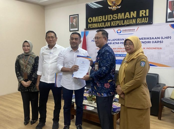 Ombudsman Kepri memberikan empat saran perbaikan kepada Disdik Kepri terkait kekurangan tenaga pendidik dan ruang kelas di SLBN Kota Batam. (Istimewa)