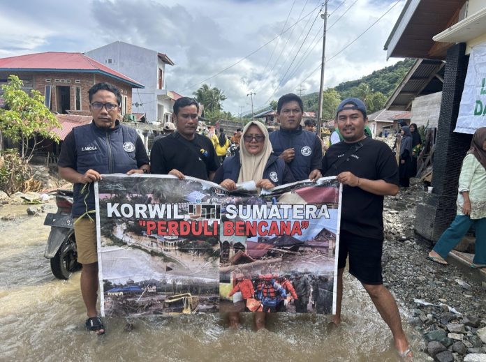 Setelah menyalurkan bantuan kemanusiaan di sejumlah wilayah Sumbar, IJTI Koordinator Wilayah Sumatera melanjutkan aksi kemanusiaan untuk Sumut dan Aceh. (Istimewa)