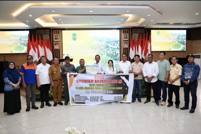 Bantuan Pemko Batam untuk korban bencana di Provinsi Aceh, Sumut dan Sumbar menembus Rp13,8 miliar belum termasuk bantuan logistik. (Diskominfo Kota Batam)