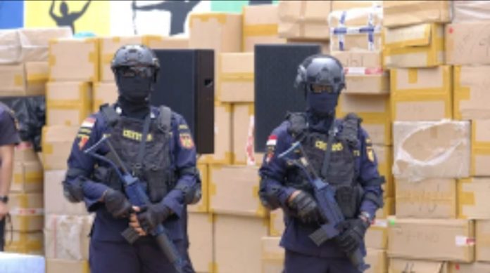 BC Batam mencatat nilai barang hasil penindakan mencapai Rp 243,21 miliar dengan potensi kerugian negara yang berhasil dicegah sebesar Rp 61,91 miliar sepanjang 2025. (Istimewa)