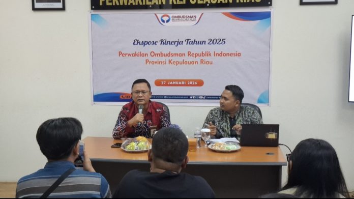 Kepala Perwakilan Ombudsman RI Provinsi Kepri, Lagat, menilai pengangkatan pegawai SPPG menjadi PPPK menimbulkan ketidakadilan. (uly)